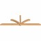 Ekena Millwork Redmond Smooth Timber Gable Bracket, Western Red Cedar, 108"W x 36"H x 3 1/2"D x 3 1/2"F, 8/12 Pitch GBW108X36X0404RED00SWR - alternate 2